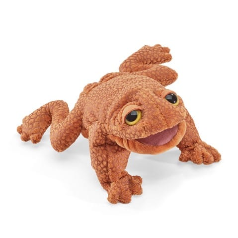 Mini Toad Finger Puppet Folkmanis Puppets Lil Tulips