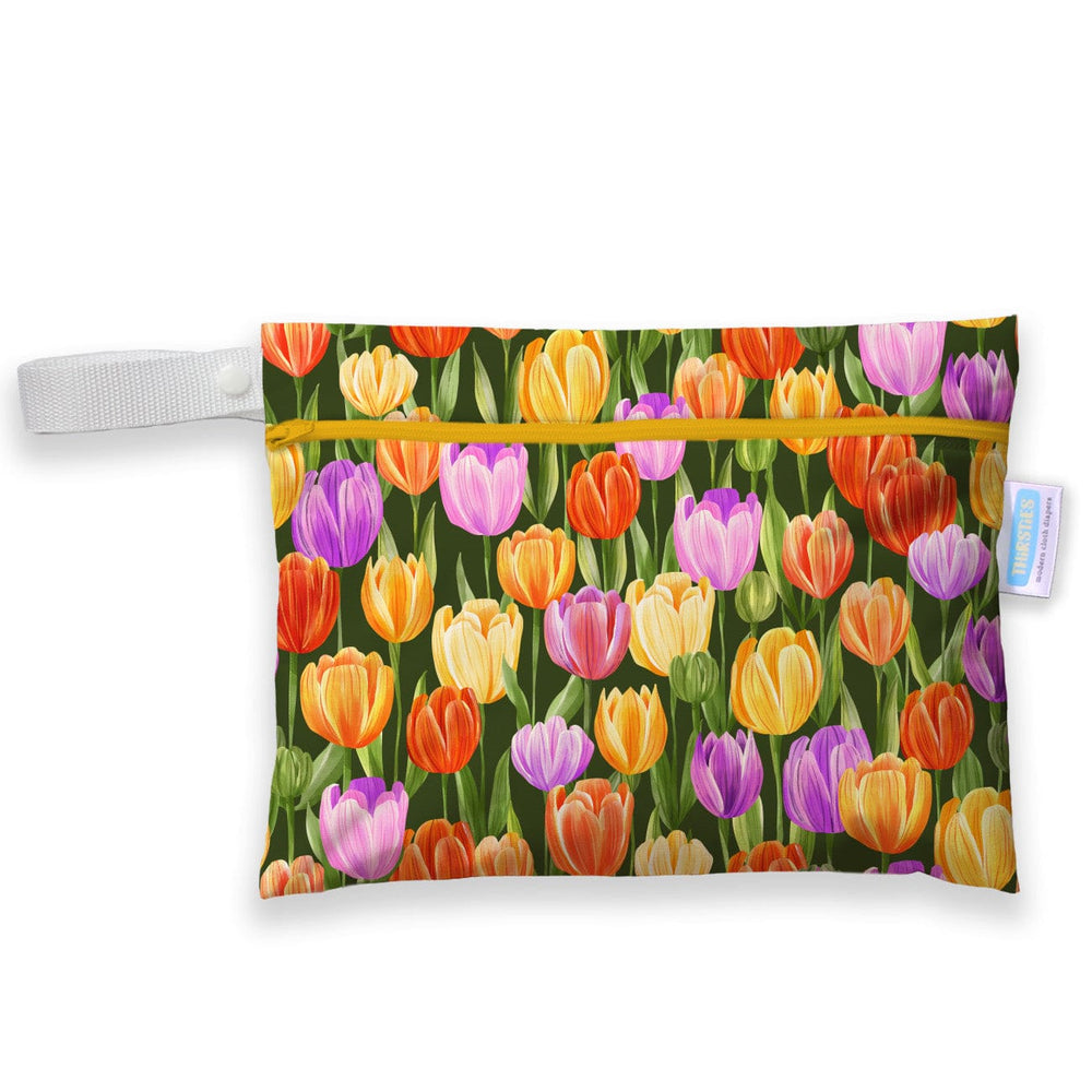 Mini Wet Bag - Tulips Thirsties Diaper Wet Bags Lil Tulips