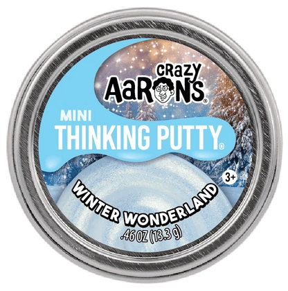 Mini Winter Wonderland - 2" Thinking Putty Tin Crazy Aaron's Putty World Lil Tulips