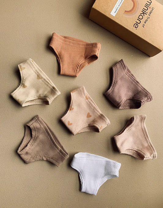 Doll Clothing Little Hearts Panties Weekly