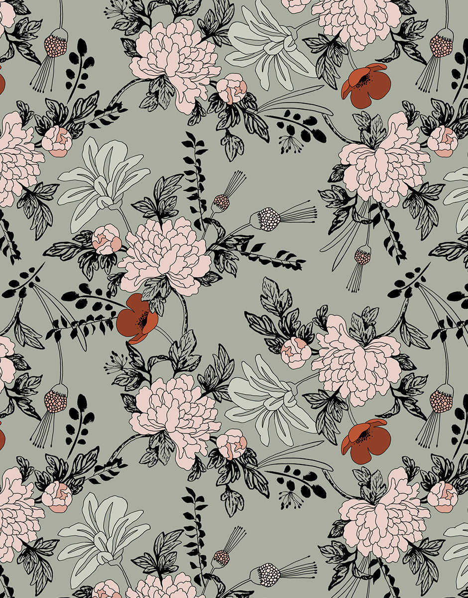Doll Clothing Bertille Cotton Tomper Luxury Roses