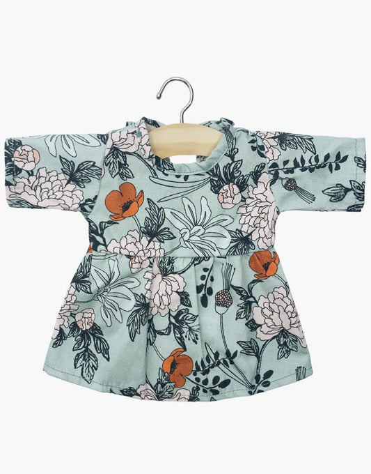 Babies Doll Clothing Long-Sleeved Dress in Luxury Roses