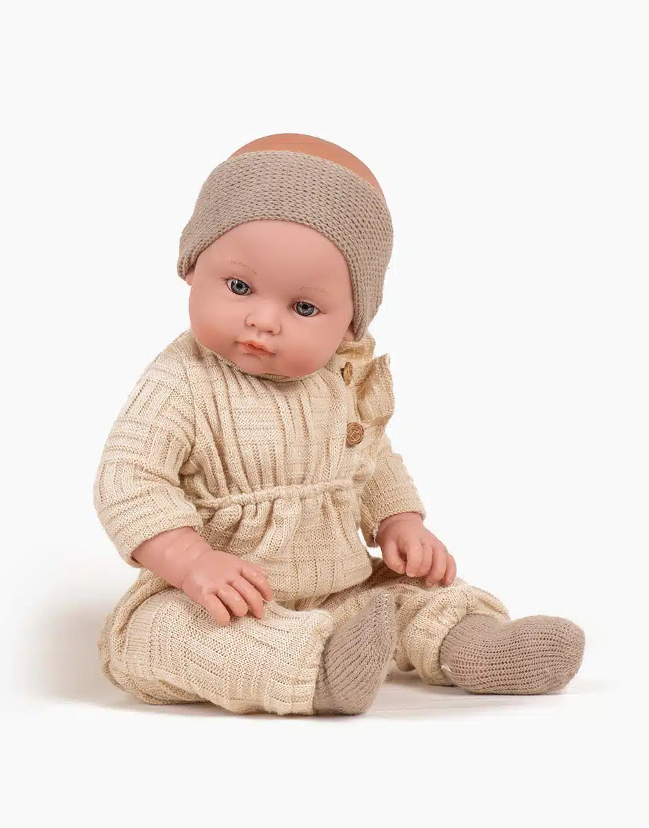 Bambinis Doll Yaëlle Cream Mesh Jumpsuit