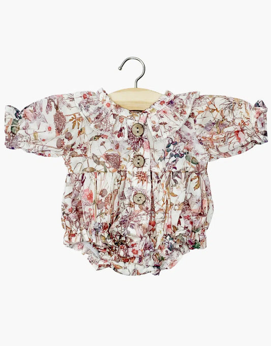 Doll Clothing Léonore Romper in Liberty Nénuphar