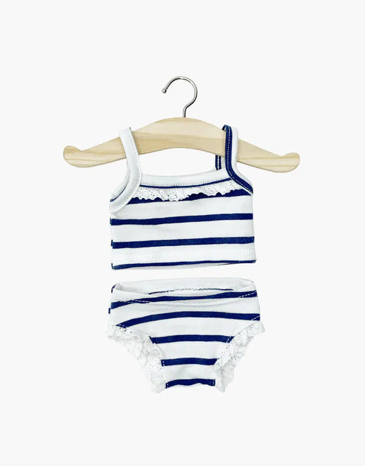Doll Clothing Girls' Underwear Navy Blue with Lace