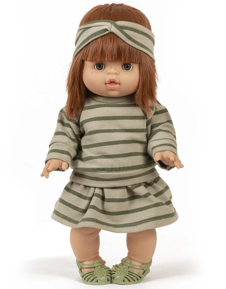 Doll Clothing Liliane Set Khaki Green