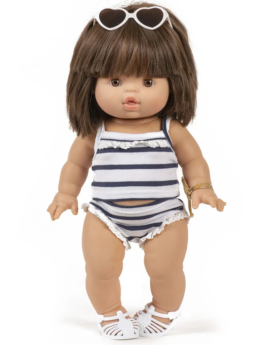 Doll Clothing Girls' Underwear Navy Blue with Lace