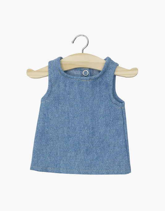 Doll Clothing –    Andrée sleeveless dress in light blue denim