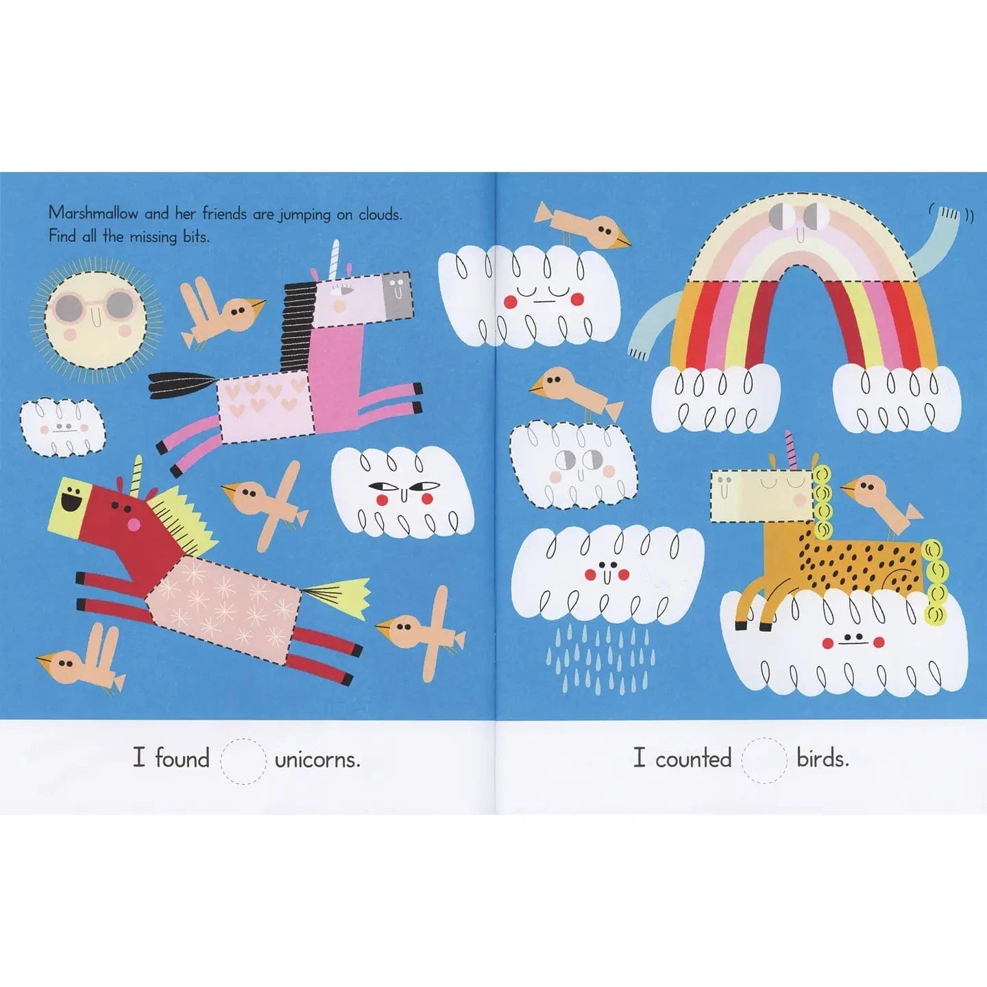 Missing Bits Stickers: Unicorns EDC Publishing Lil Tulips