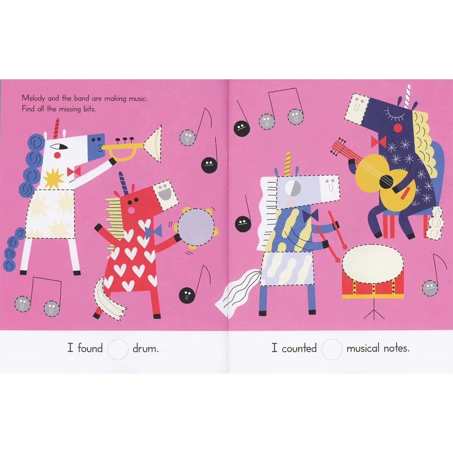 Missing Bits Stickers: Unicorns EDC Publishing Lil Tulips