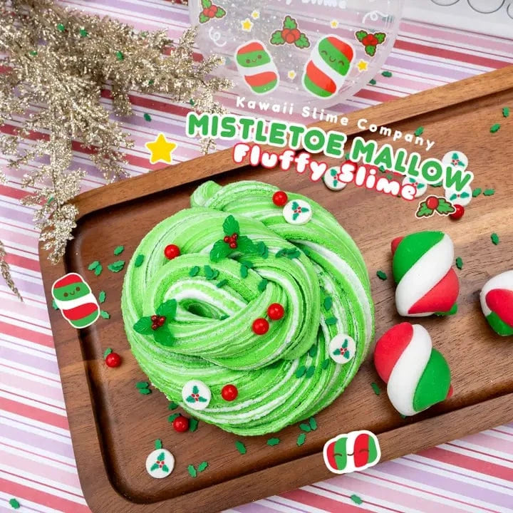 Mistletoe Mallow Fluffy Slime Kawaii Slime Company Lil Tulips