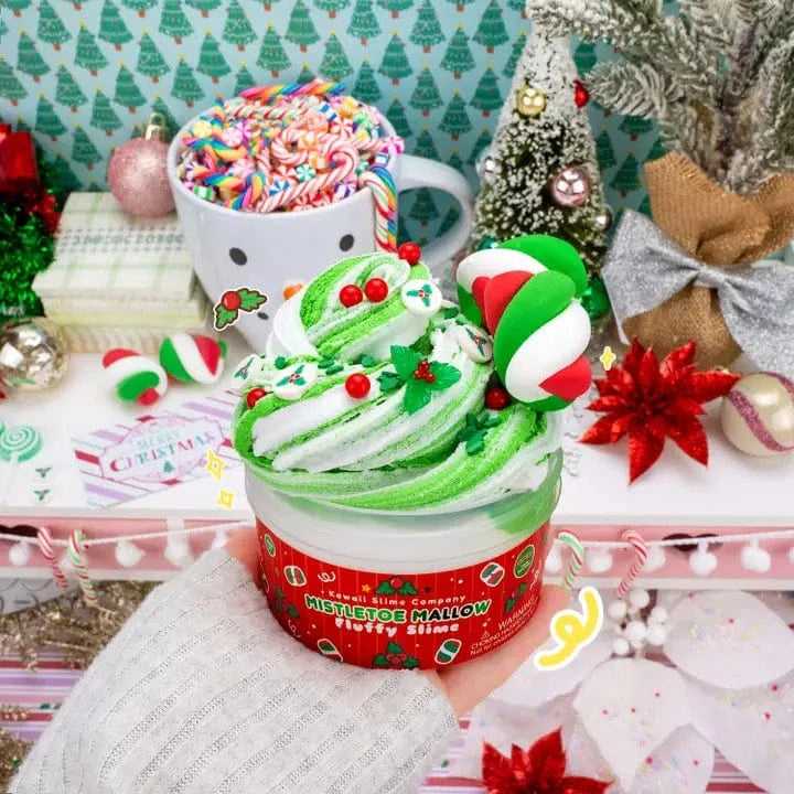 Mistletoe Mallow Fluffy Slime Kawaii Slime Company Lil Tulips