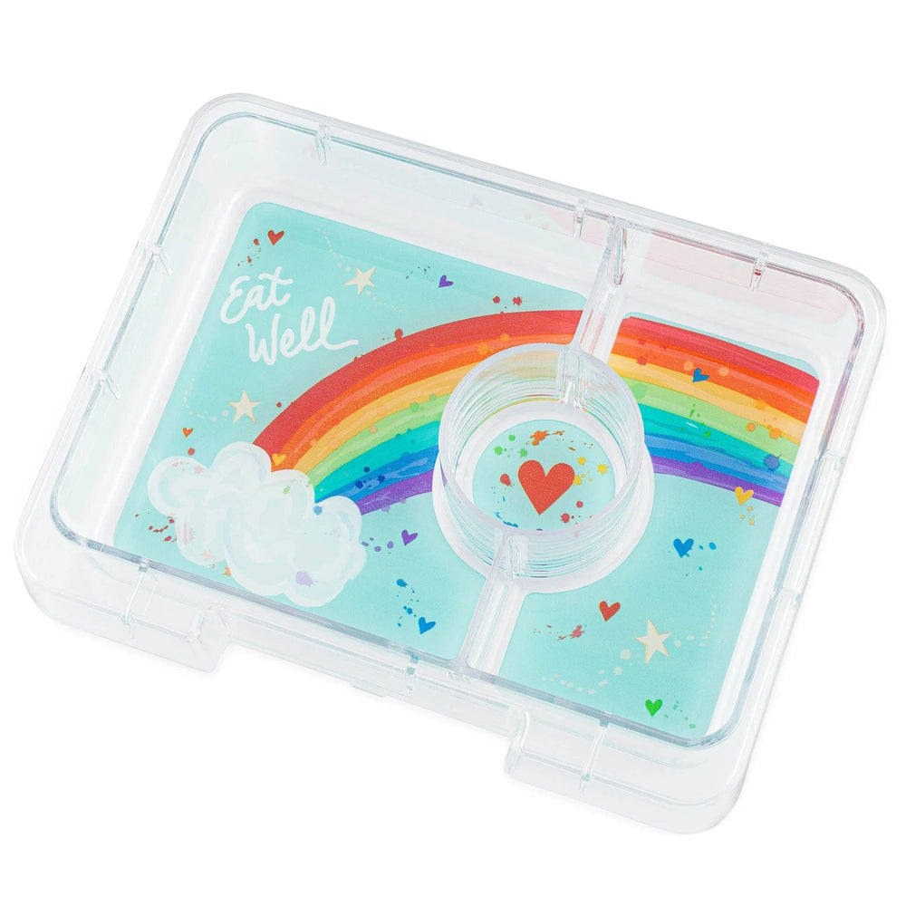 Misty Aqua Rainbow Snack Size Bento Box Yumbox Lil Tulips