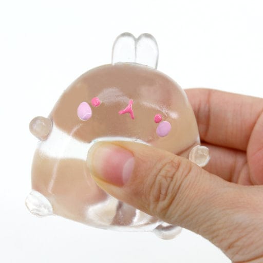Molang Clear Mochi Squishy Bunny - Choose Your Color K-Wonderland Lil Tulips