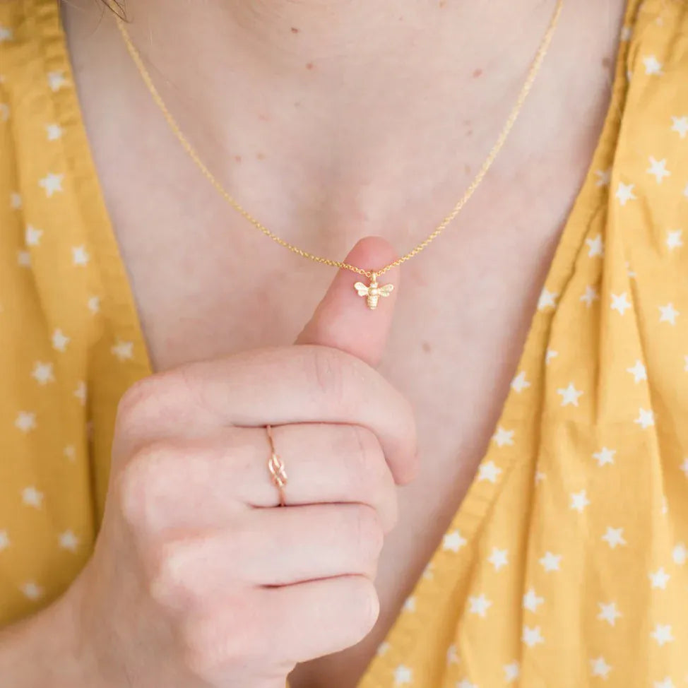 Momma & Me Bees Necklace Set Helmsie Lil Tulips