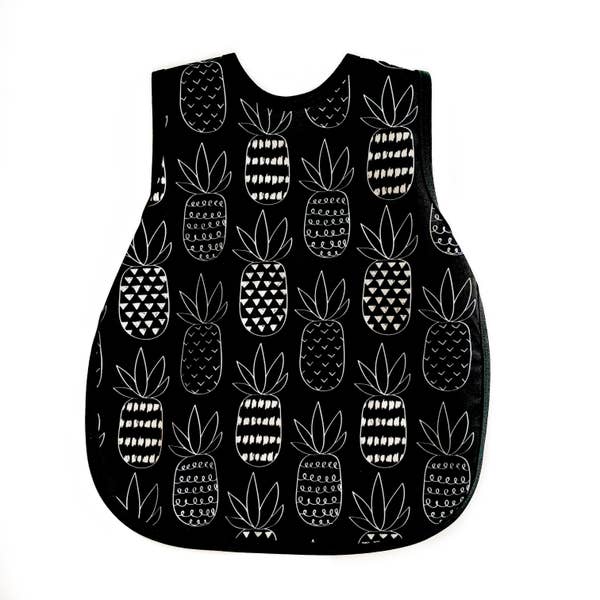 Monochrome Pineapple Bapron BapronBaby Lil Tulips