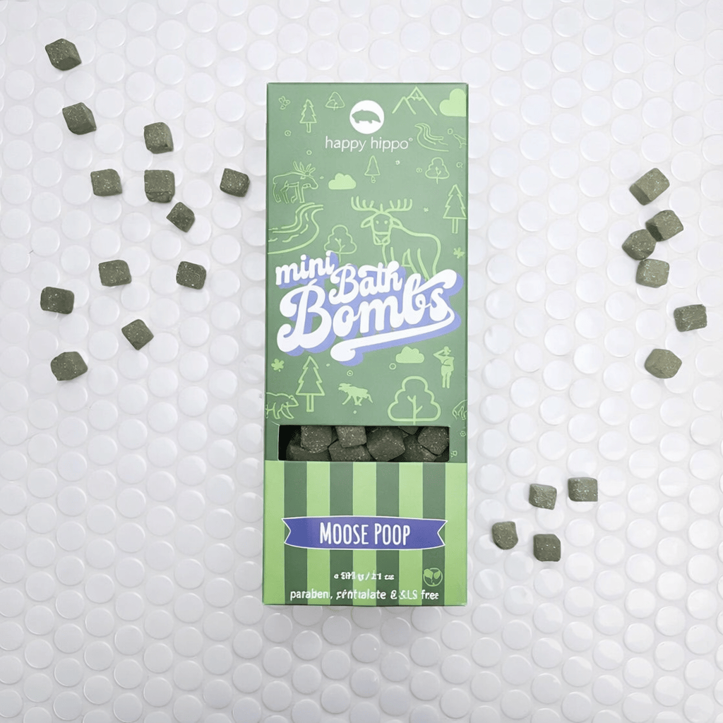 Moose Poop  Mini Bath Bombs - Box Happy Hippo Bath Lil Tulips