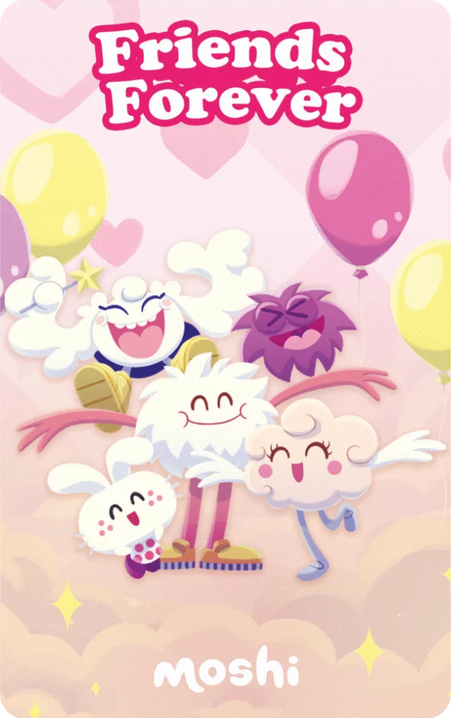 Moshi: Friends Forever and Other Stories Bundle- Audiobook Card Yoto Lil Tulips