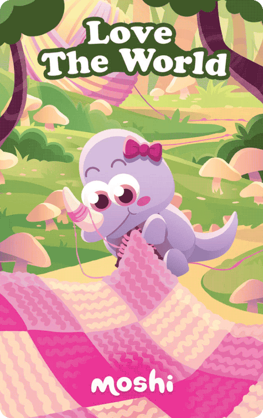 Moshi: Love the World- Audiobook Card Yoto Lil Tulips