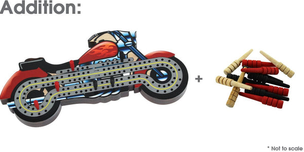 Motorcycle Cribbage Default Maple Landmark Lil Tulips