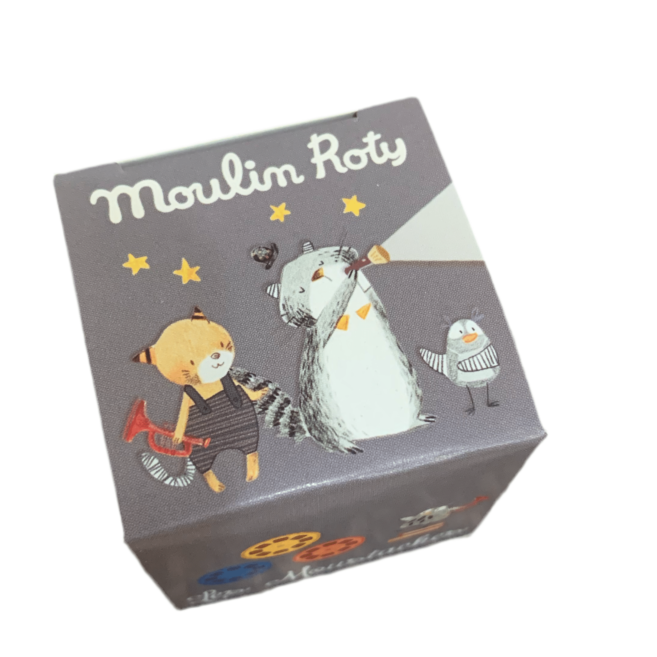 Moulin Roty 3 Discs for Story Book Torches The Mustaches (Les Moustaches) Moulin Roty Lil Tulips
