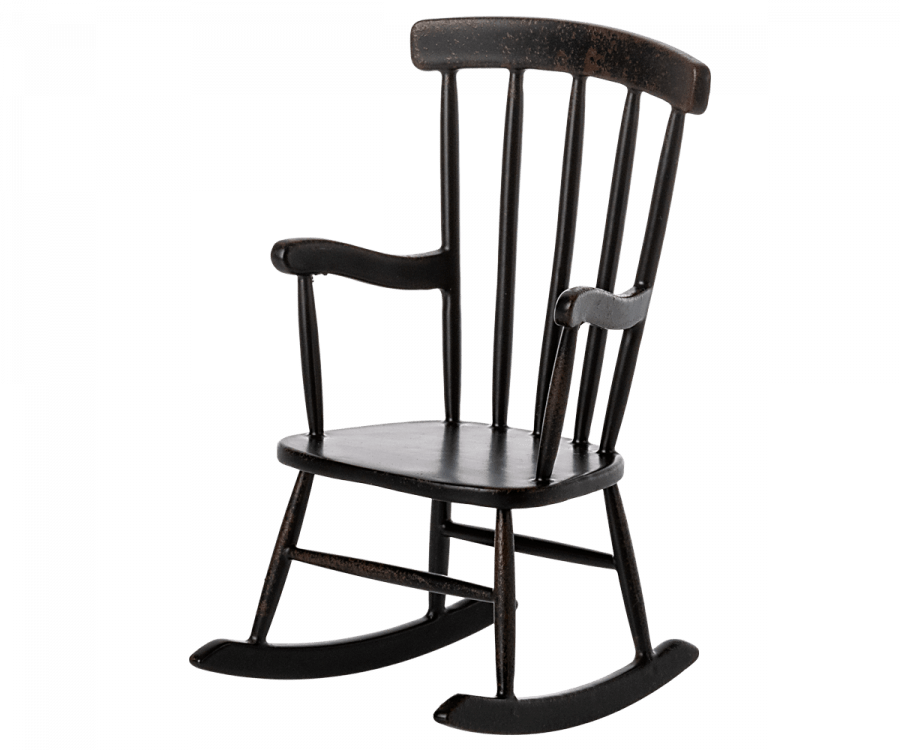 Mouse Rocking Chair - Anthracite Maileg Lil Tulips