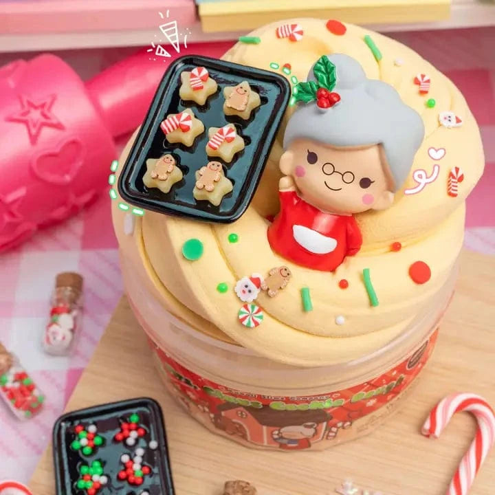 Mrs. Claus' Cookie Dough Clay-Dough Slime Kawaii Slime Company Lil Tulips