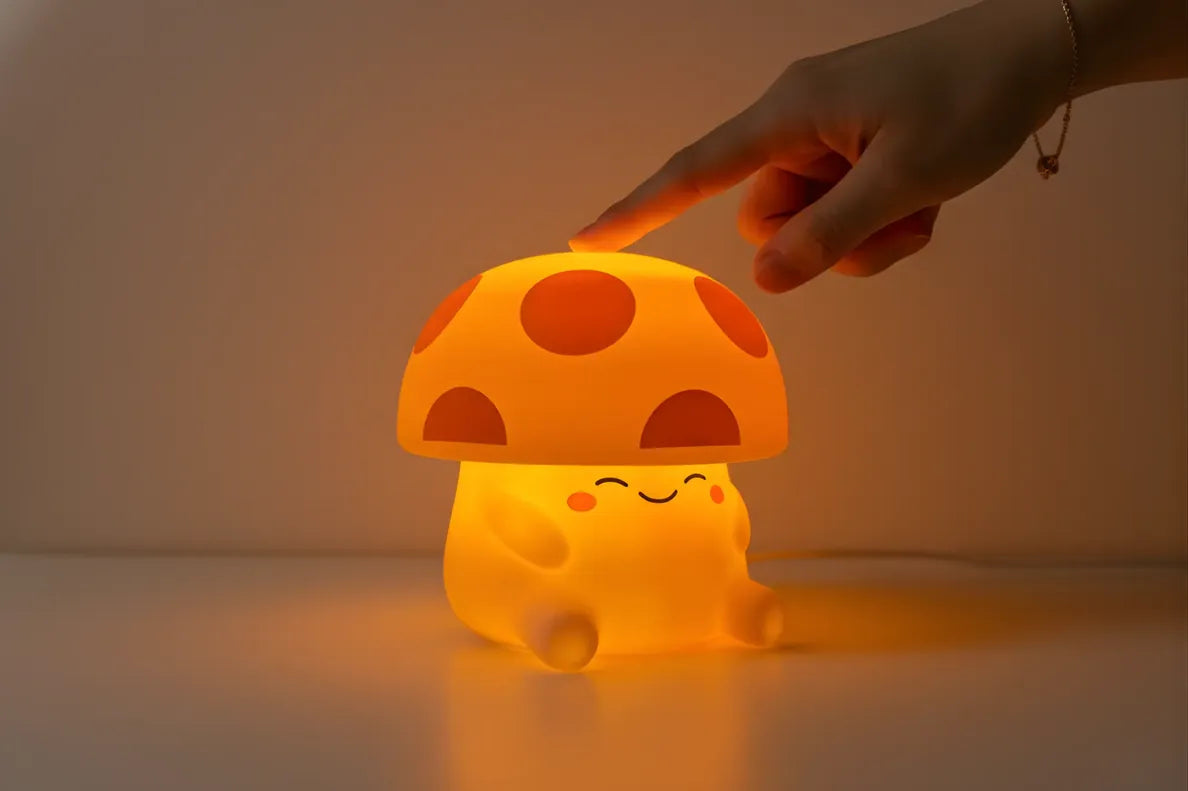 Mushi Ambient Mushroom Night Light - Pink World of Mushi Lil Tulips