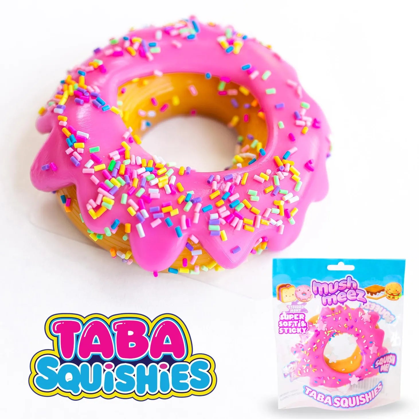 Mushmeez Taba Squishies - Dounut Beverly Hills Teddy Bear Company Lil Tulips