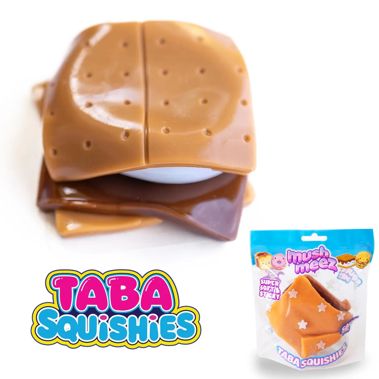 Mushmeez Taba Squishies - Smore's Beverly Hills Teddy Bear Company Lil Tulips