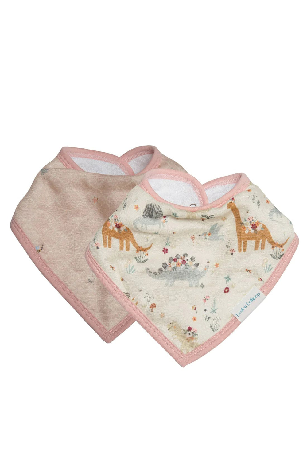 Muslin Bandana Bib Set - Baby Dinomite LouLou Lollipop Lil Tulips