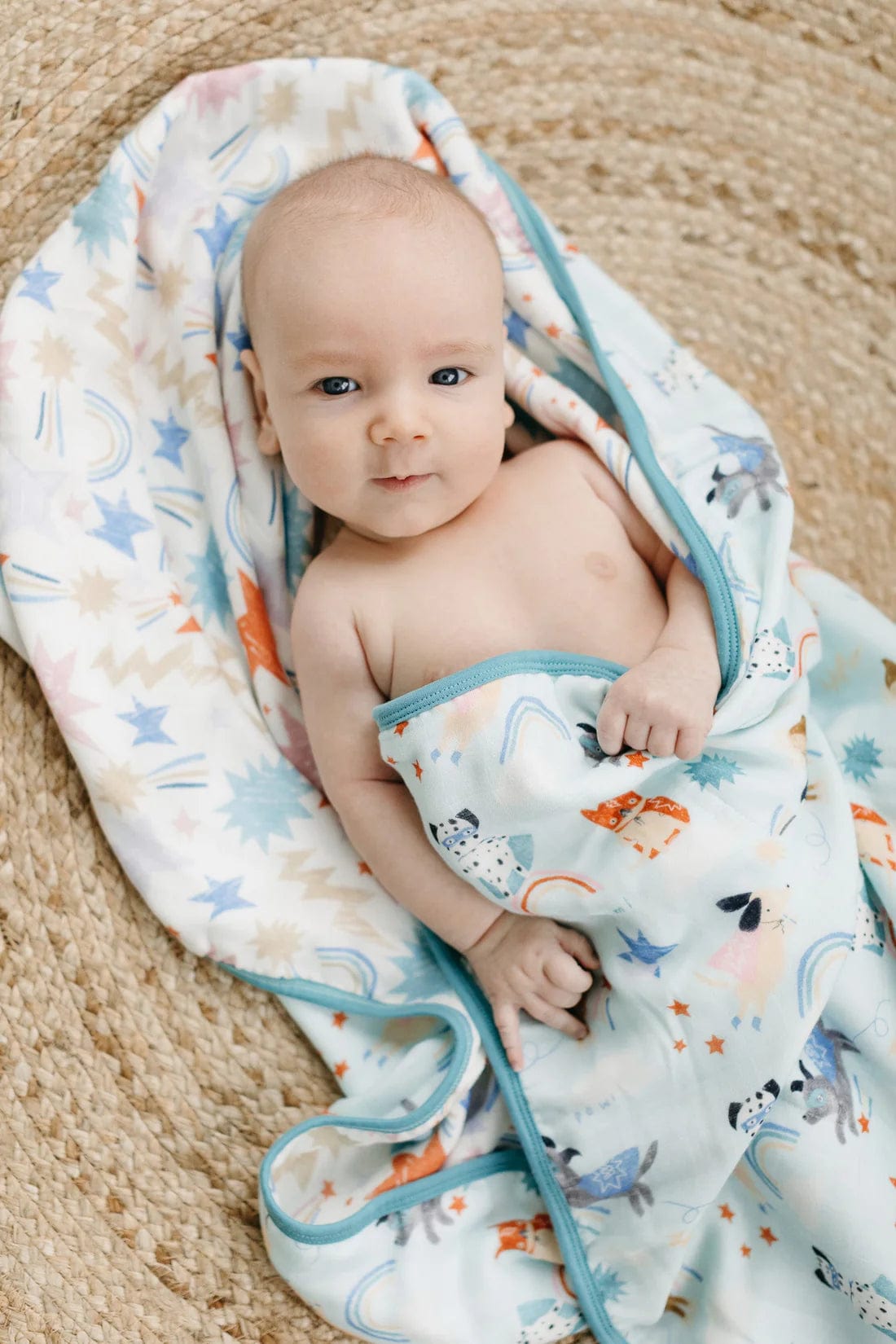 Superhero swaddle top