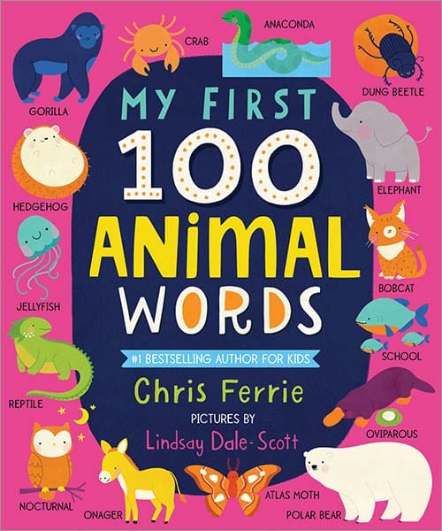 My First 100 Animal Words - Board Book (Padded) SourceBooks Lil Tulips