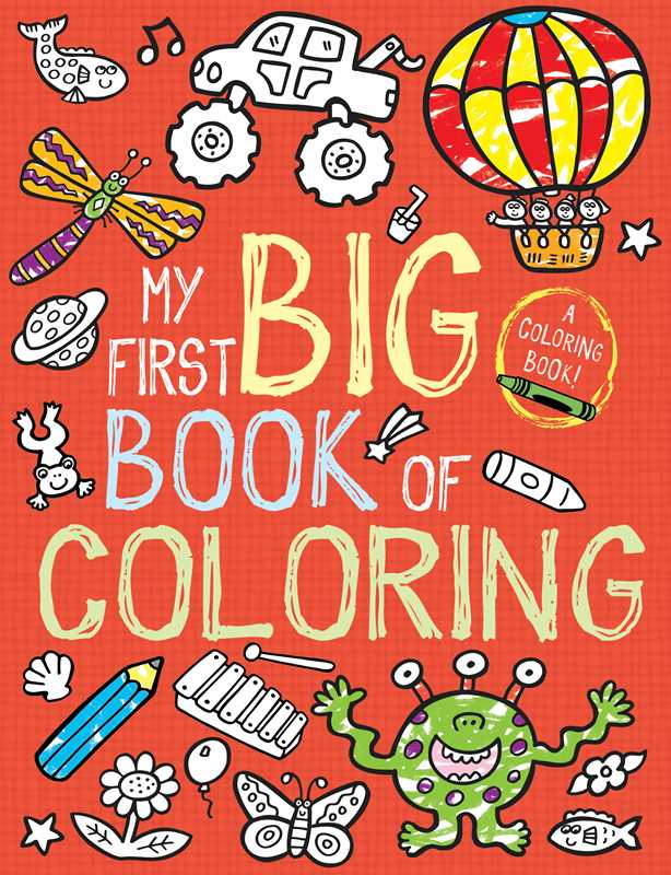 My First Big Book of Coloring Book Simon & Schuster Lil Tulips