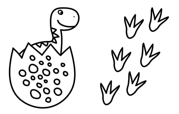 My First Big Book of Dinosaurs Coloring Book Simon & Schuster Lil Tulips