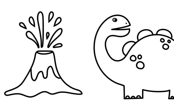My First Big Book of Dinosaurs Coloring Book Simon & Schuster Lil Tulips