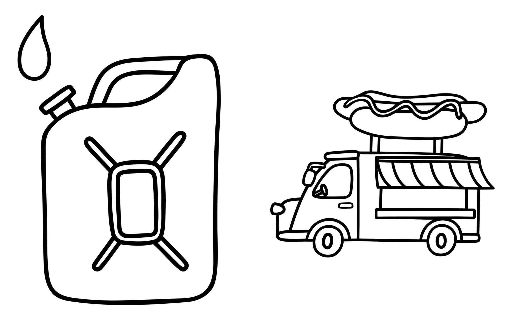 My First Big Book of Trucks - Coloring Book Simon & Schuster Books Lil Tulips