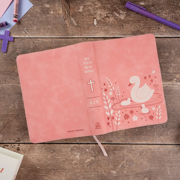My First Real Bible (Pink Cover) : King James Version Barbour Publishing Lil Tulips