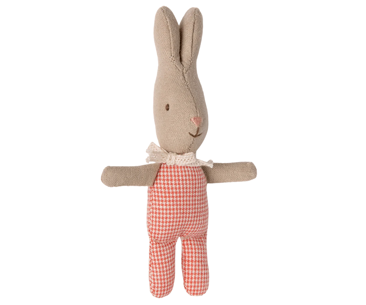 MY Rabbit  - Red check Maileg Lil Tulips