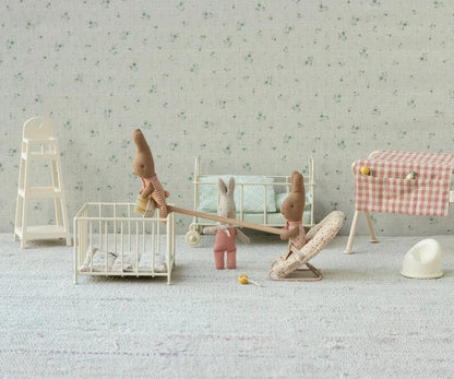 MY Rabbit  - Red check Maileg Lil Tulips