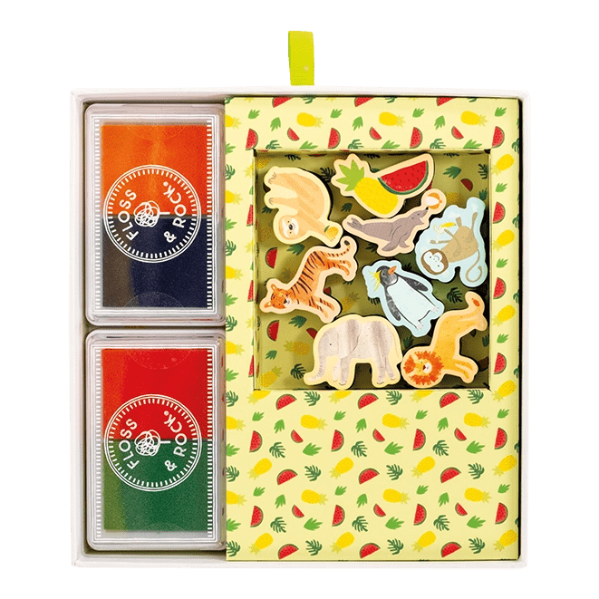 My Stamper Set: Jungle Floss and Rock Lil Tulips