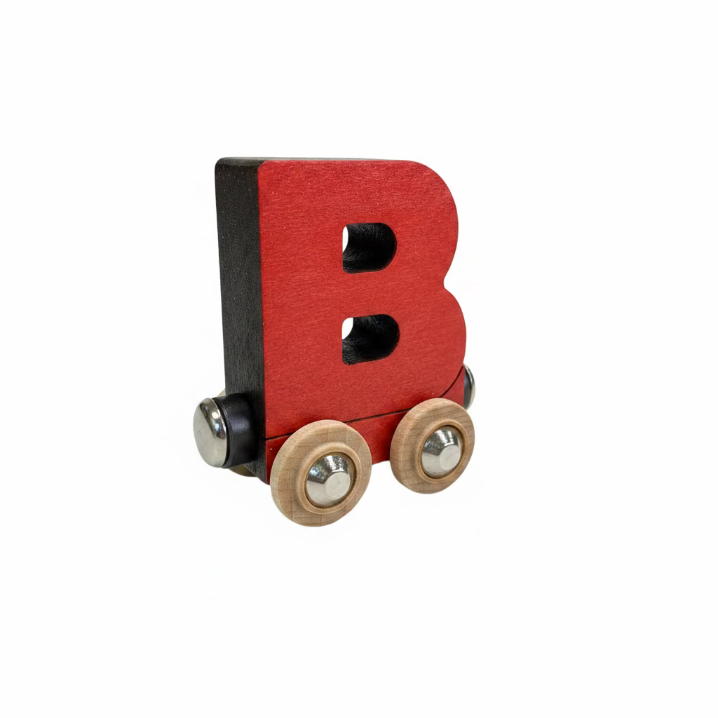 Name Train Letter B - Red Maple Landmark Lil Tulips