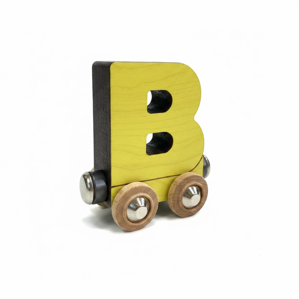 Name Train Letter B - Yellow Maple Landmark Lil Tulips
