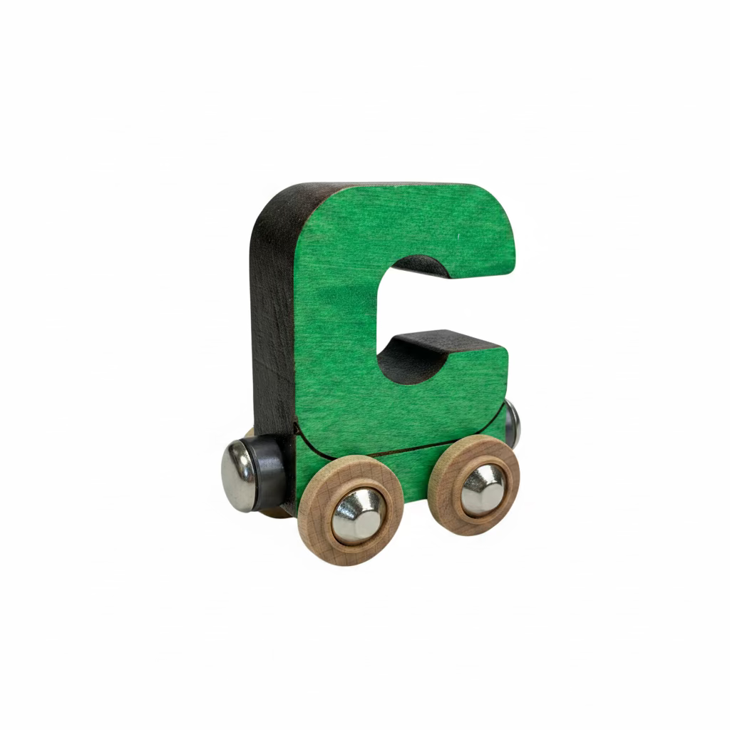 Name Train Letter C - Green Maple Landmark Lil Tulips