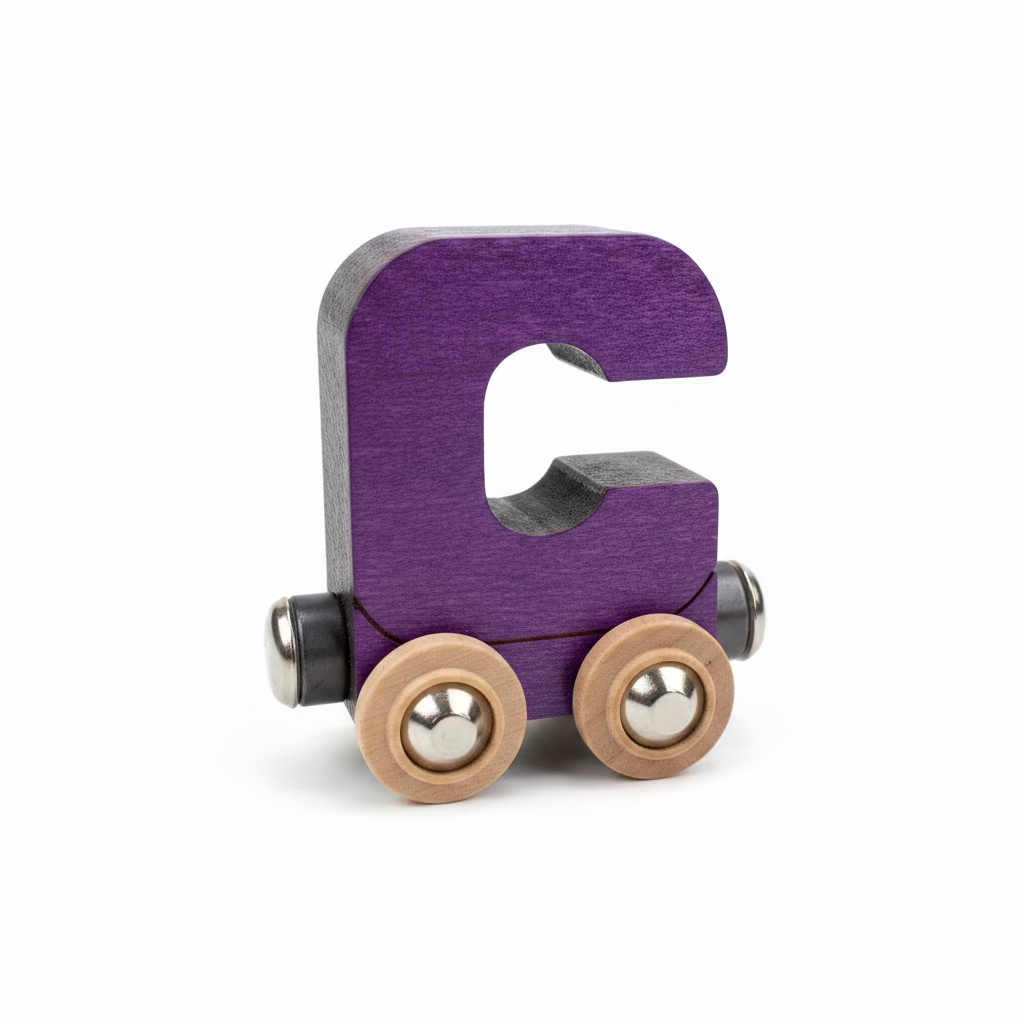 Name Train Letter C - Purple Maple Landmark Lil Tulips