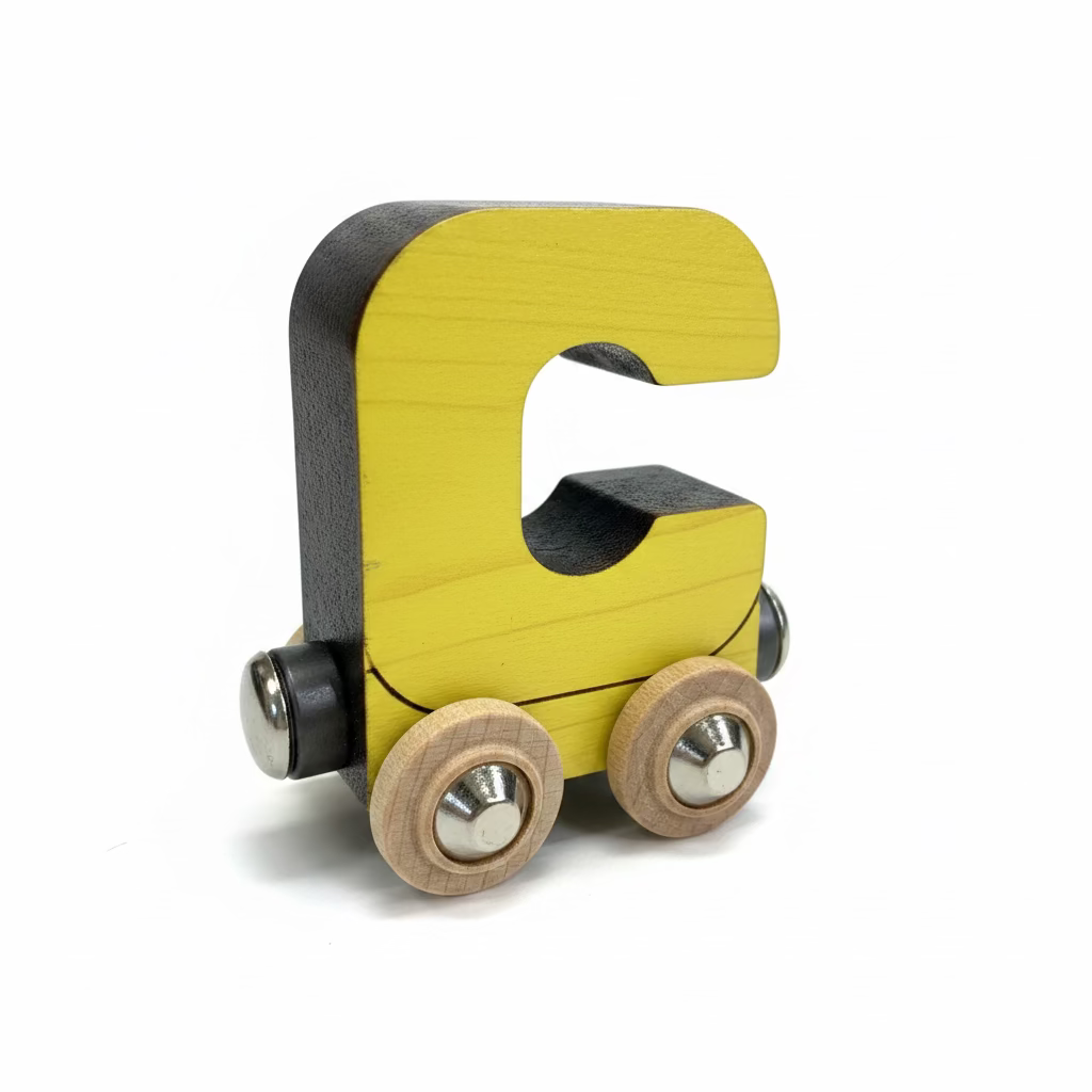 Name Train Letter C - Yellow Maple Landmark Lil Tulips