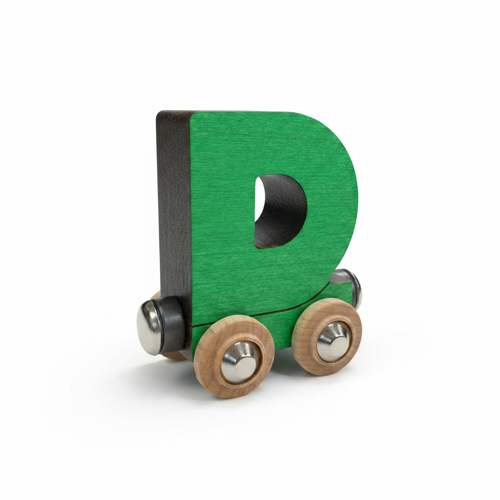 Name Train Letter D - Green Maple Landmark Lil Tulips