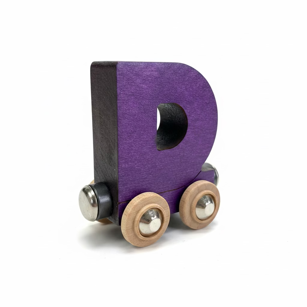 Name Train Letter D - Purple Maple Landmark Lil Tulips