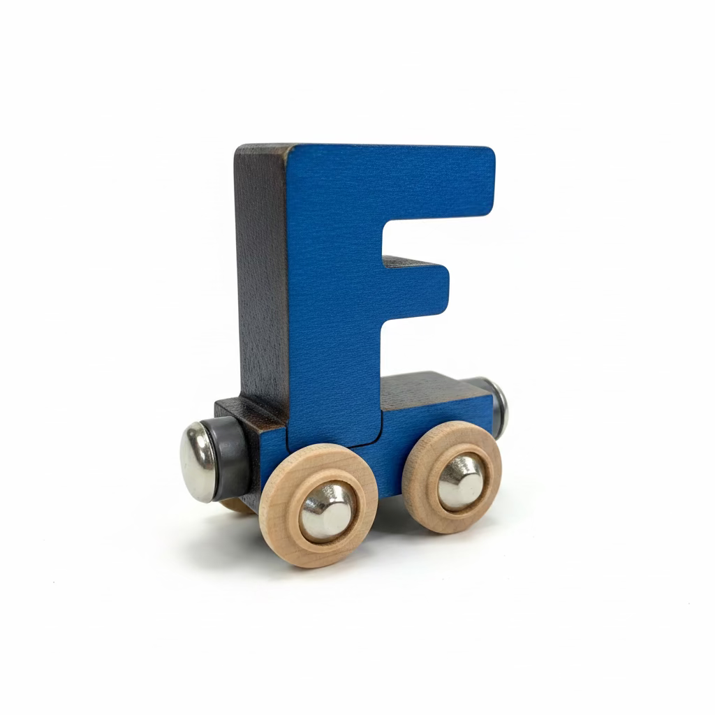 Name Train Letter F - Blue Maple Landmark Lil Tulips