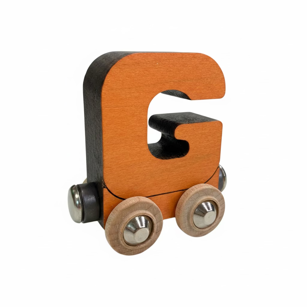 Name Train Letter G - Orange Maple Landmark Lil Tulips